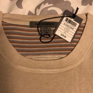 Johnston & Murphy silk short sleeve pullover
